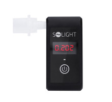 Solight alkohol tester mini, Fuel Cell, 0,0 - 5,0‰ BAC,citlivost 0,08‰