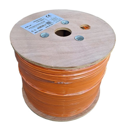 LEXI-Net instalační kabel Cat 5e UTP LSOH (B2ca) 500m cívka - oranžový