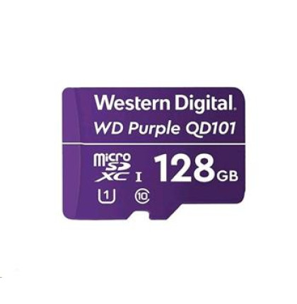 CP-PR-94 MicroSDXC paměťová karta Western Digital PURPLE pro kamerové systémy - 128GB