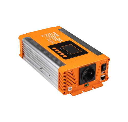 Měnič napětí Carspa PX500-12, 12V/230V+USB 500W čistá sinusovka