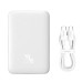 Bezdrátová powerbanka Baseus Magnetic Mini 10000mAh, 20W bílá