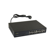 S116 16 portový switch – 16x PoE 30W 100Mbps + 2x uplink 1Gbps, PoE celkem max.… S116 16 portový switch – 16x PoE 30W 100Mbps + 2x uplink 1Gbps, PoE celkem max.…