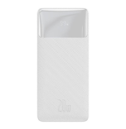 Powerbanka Baseus Bipow 20000mAh, 20W bílá