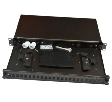 Optická vana 24x SC vybavená kazetou pro 24 vl. výsuvná