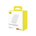 Bezdrátová powerbanka Baseus Magnetic Mini 5000mAh, 20W bílá
