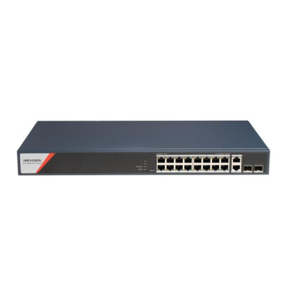 DS-3E1520HP-SI-16P2T2F 16×PoE | 2×GigabitRJ45 + 2×1GbSFP | výkon230W | smart managed | dosah…
