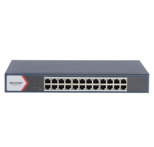 DS-3E1524-EIV3 24 portový switch - 24x RJ-45 1Gbps, základní management (v iVMS-4200),…