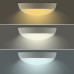 Solight LED venkovní osvětlení, nastavitelná teplota světla - 3CCT, 15/18/20W, 1800lm, 22cm, 2v1 - bílý a černý kryt