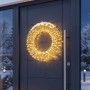Solight LED vánoční věnec 3D, 150 LED, 50cm, IP44, teplá bílá, časovač Solight LED vánoční věnec 3D, 150 LED, 50cm, IP44, teplá bílá, časovač