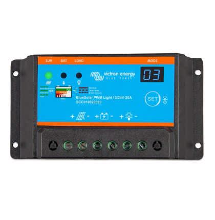 PWM solární regulátor Victron Energy BlueSolar-light 20A PWM solární regulátor Victron Energy BlueSolar-light 20A