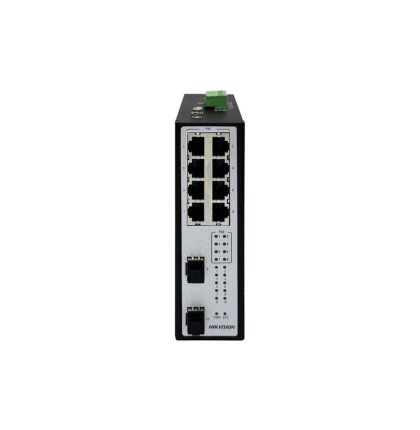 DS-3T2510P 8 × Gb PoE + 2xGb SFP | výkon 240W | základní management | kovové šasi,…