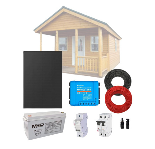 Solární set Victron Energy 200Wp 12V na chatu