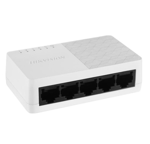 DS-3E0105D-O 5 portový switch - 5x RJ-45 10/100Mbps, bez managementu, plastové šasi,…