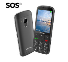 Telefon CPA Halo 28 Senior černý s nabíjecím stojánkem