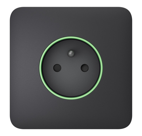 SoloCover (type E), přední panel pro Outlet, graphite SoloCover (type E), přední panel pro Outlet, graphite