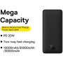 Powerbanka Baseus Airpow 30000mAh, 20W černá Powerbanka Baseus Airpow 30000mAh, 20W černá