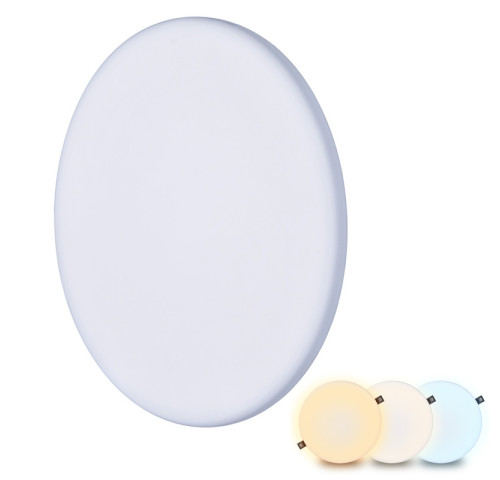 Solight LED podhledové svítidlo CCT, IP44, 20W, 1800lm, 3000K, 4000K, 6000K, kulatý