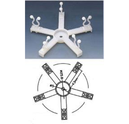 Hvězda vázací pro opt. vlákna 5x oko FA-FR-1