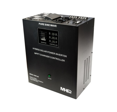 Záložní zdroj MHPower MSKD-5000-48, UPS, 5000W, čistý sinus, 48V, solární regulátor MPPT