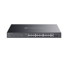 Switch TP-Link ES228GMP 2x GLan, 24x GLan s PoE+, 2x SPF, 384W, 19