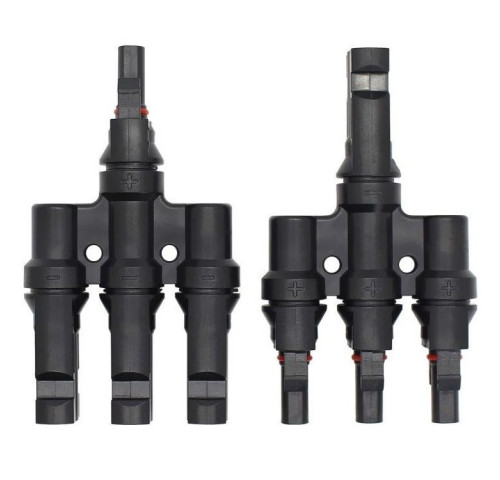 Rozbočovací konektory MC4 (1pár) pro solární panel (MC4 z 1 na 3)