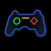 Dekorativní LED neon Gamepad multicolor
