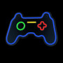 Dekorativní LED neon Gamepad multicolor