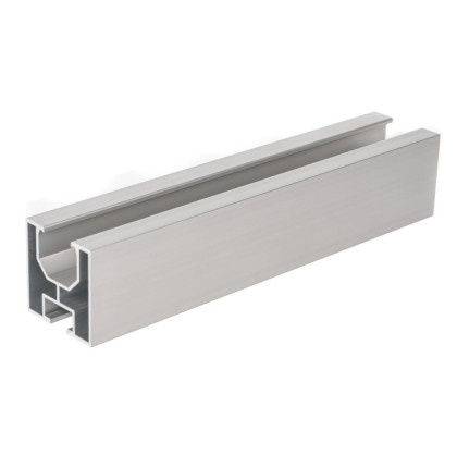 Hliníkový profil 40x40 mm pro montáž solárních panelů, délka 4.4m