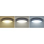 Solight LED osvětlení Gari, 44W, 3960lm, 3CCT, IP65, 40cm, černá