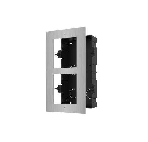 DS-KD-ACF2/S Video Intercom 2. generace, krycí nerezový rámeček a box pro zapuštěnou…