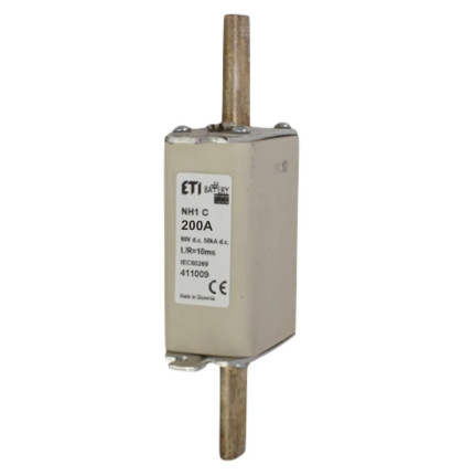 ETI nožová pojistka DC M1 gBat 200A 80V DC ETI nožová pojistka DC M1 gBat 200A 80V DC