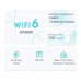 WiFi router TP-Link Deco X50(1-pack) WiFi 6, 3x GLAN, 2,4/5GHz AX3000