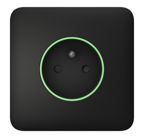 SoloCover (type E), přední panel pro Outlet, černý SoloCover (type E), přední panel pro Outlet, černý