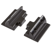 Držáky plastové podélné pro uchycení solárních panelů - černé (2ks sada)