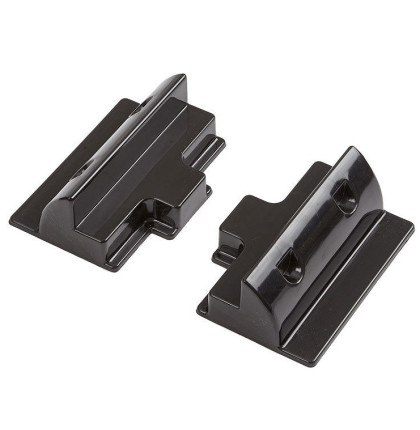 Držáky plastové podélné pro uchycení solárních panelů - černé (2ks sada)