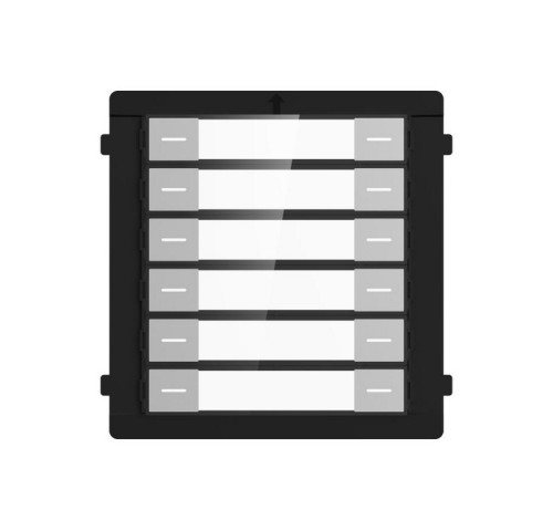 DS-KD-K12 Video Intercom 2. generace, modul 12 podsvícených tlačítek pro volání, 2W,…