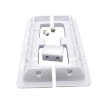 Držáky plastové pro uchycení solárních panelů + průchodka - bílé (7ks sada)