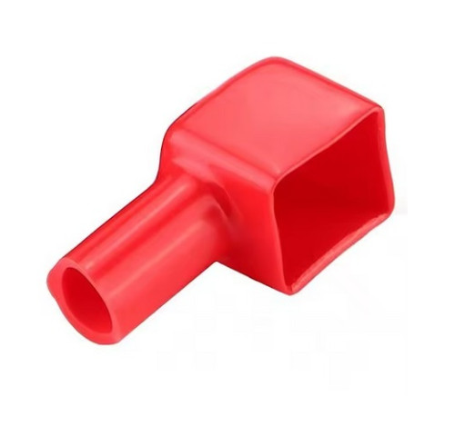 Ochranná krytka MALÁ na svorku baterie červená, velikost 16x16x14mm