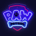 Dekorativní LED neon Tlapková patrola - Logo