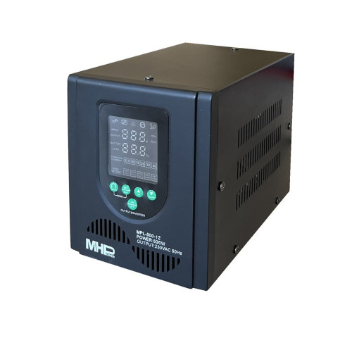 Záložní zdroj MHPower MPL-300-12, UPS, 300W, čistý sinus, 12V, podpora LiFePO4 baterií