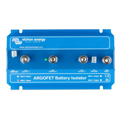 Oddělovač akumulátorů Argo FET 100-3, tři baterie 100A Oddělovač akumulátorů Argo FET 100-3, tři baterie 100A