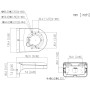 PFB2204W-B černá univerzální konzole na stěnu pro dome, průměr 122 mm PFB2204W-B černá univerzální konzole na stěnu pro dome, průměr 122 mm