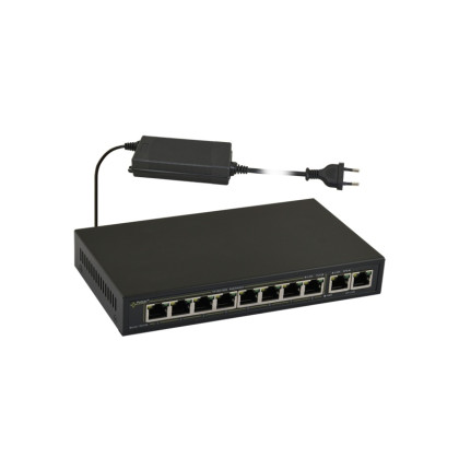 SG108-90W 10portový switch – 8x PoE 1Gbps + 2x uplink RJ45 1Gbps, PoE výstup 52V DC,… SG108-90W 10portový switch – 8x PoE 1Gbps + 2x uplink RJ45 1Gbps, PoE výstup 52V DC,…