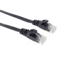 PremiumCord Plochý patch kabel UTP RJ45-RJ45 CAT6 20m černá