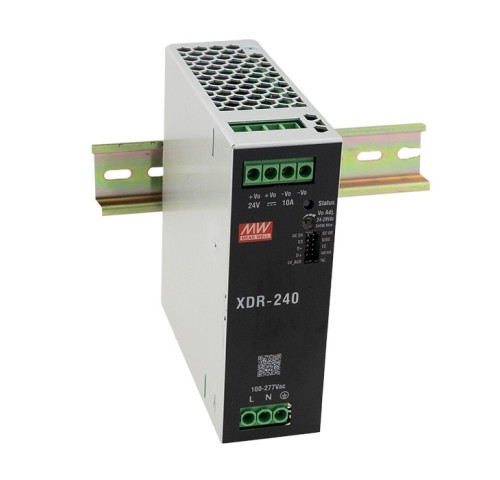 MEAN WELL XDR-240-12 Průmyslový prémiový zdroj na DIN lištu 240W 12V MEAN WELL XDR-240-12 Průmyslový prémiový zdroj na DIN lištu 240W 12V