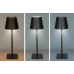 Solight LED nabíjecí lampička Lucca, 120lm, změna CCT, stmívání, černá