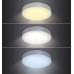 Solight LED mini panel CCT, přisazený, 24W, 1800lm, 3000K, 4000K, 6000K, kulatý