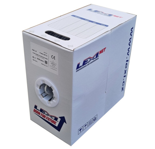 LEXI-Net instalační kabel Cat 5e FTP LSOH licna 305m box šedý LEXI-Net instalační kabel Cat 5e FTP LSOH licna 305m box šedý