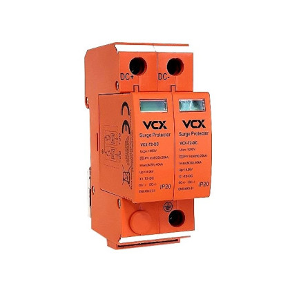 Přepěťová ochrana VCX T2-DC (PV385) DC třída T2 (C) 2P 1000V Professional Plus