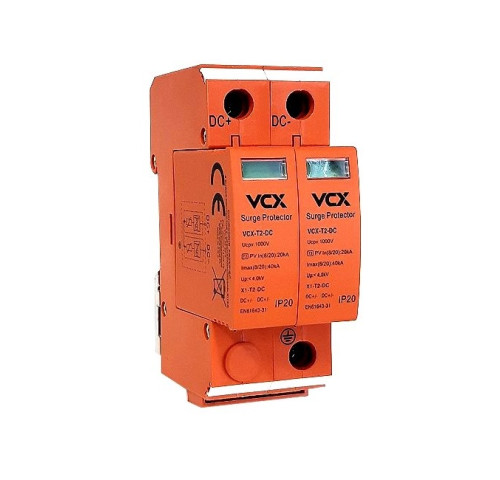 Přepěťová ochrana VCX T2-DC (PV385) DC třída T2 (C) 2P 1000V Professional Plus